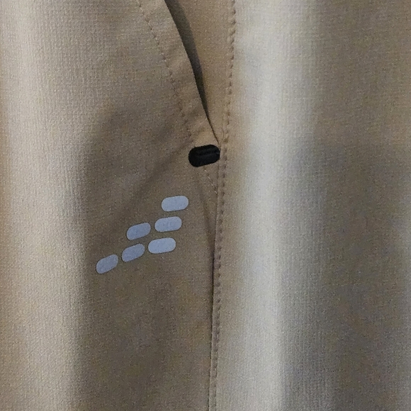 bcg ACADEMY LTD Training Stretch Pants w/ Pockets Tan Khaki Athletic Men size L - Picture 9 of 16